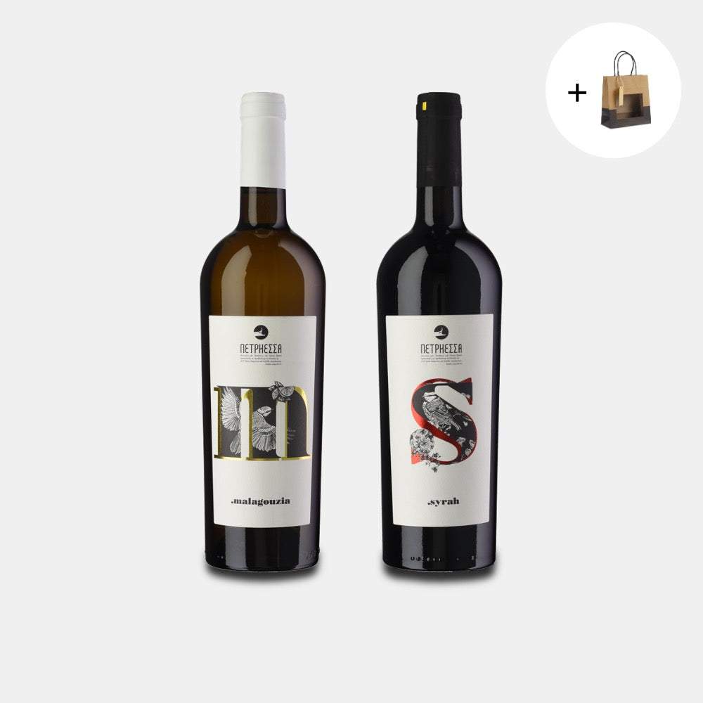 Petriessa Malagouzia en Syrah