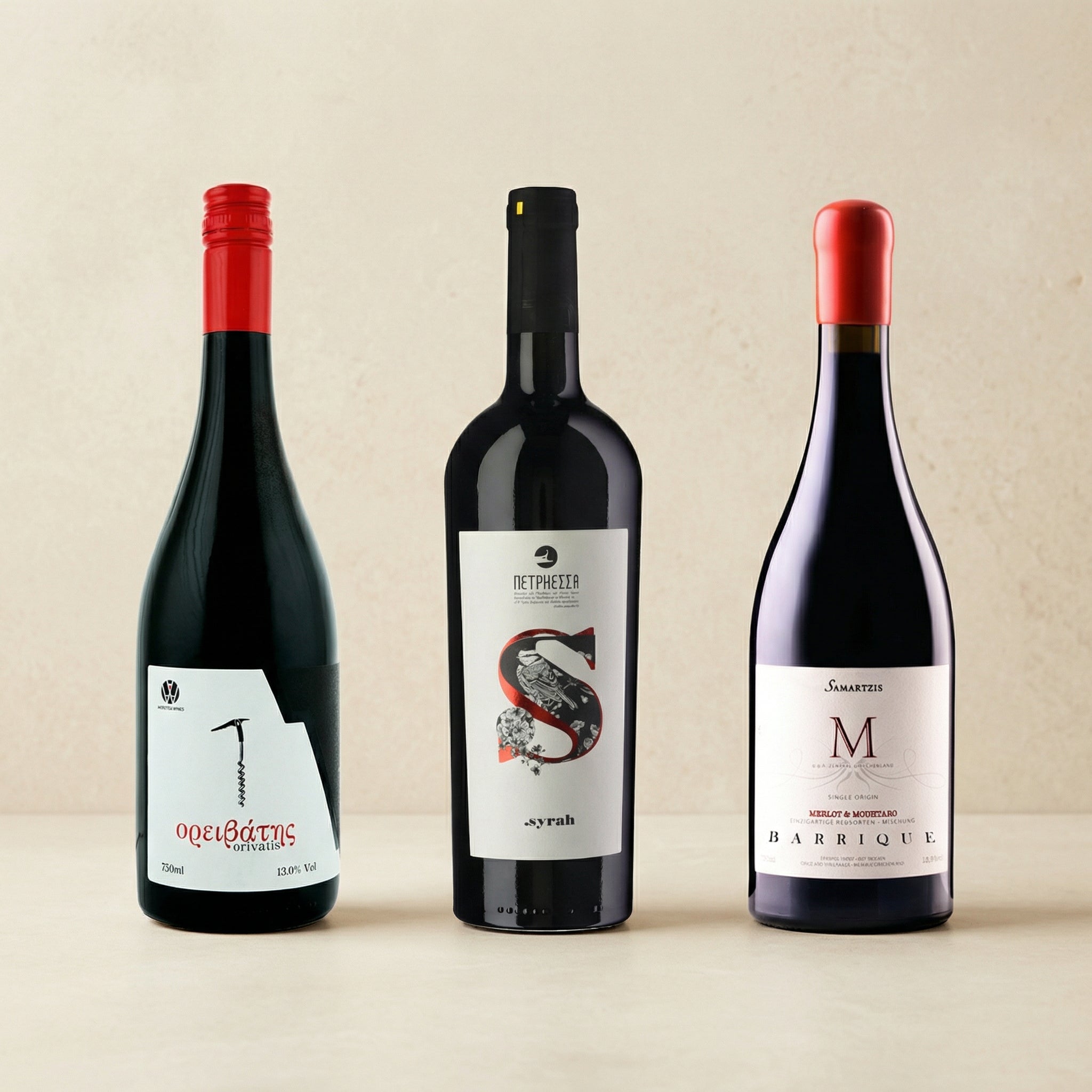 Ontdek Rode Klasse uit Griekenland – Pinot Noir, Syrah & Merlot Proefpakket